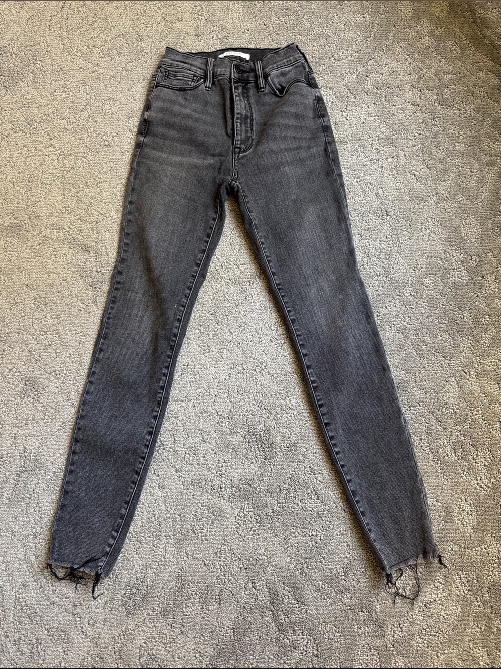 PacSun Women's Skinny Jeans in Faded Charcoal